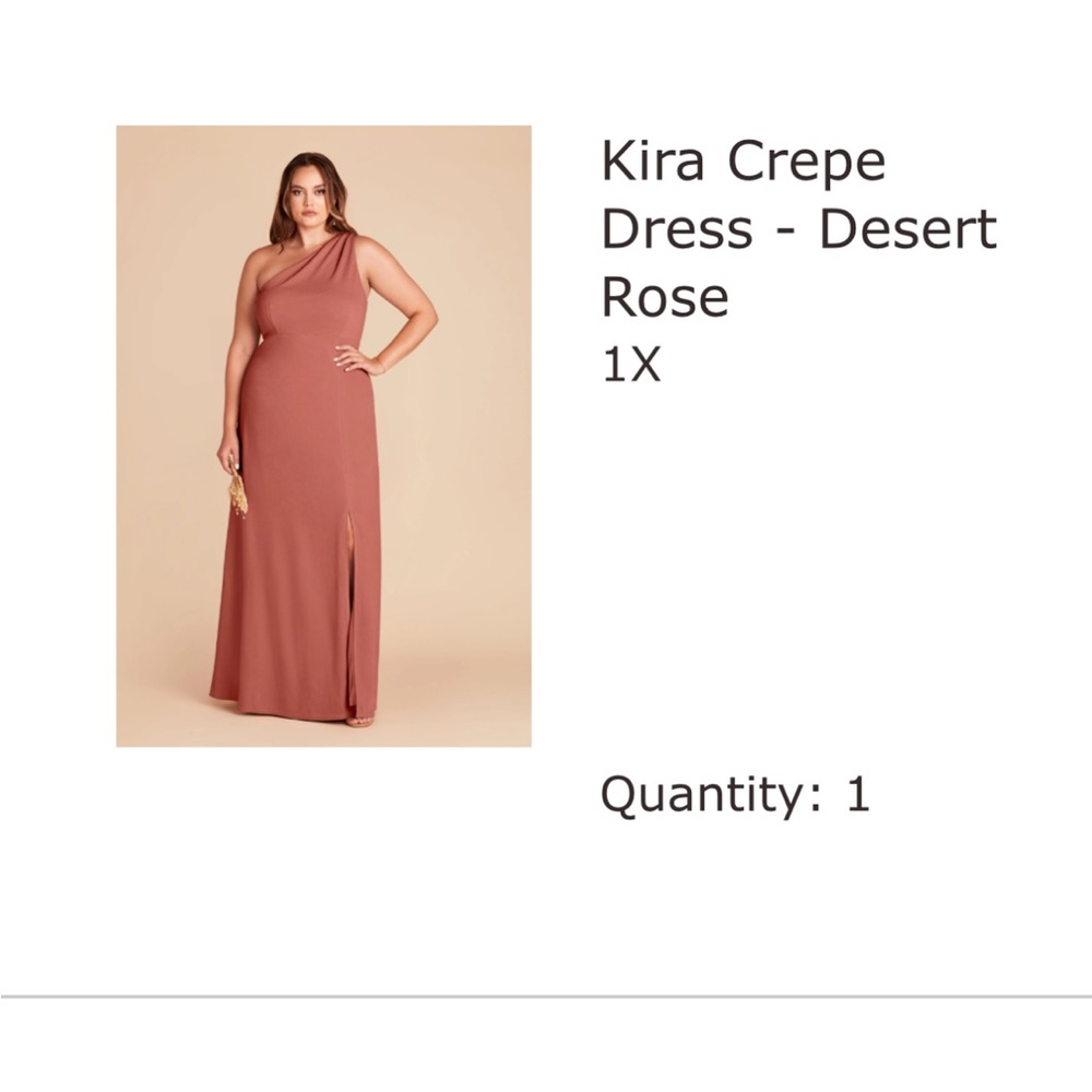 Birdy Grey: One-Shoulder Crepe Dress in Desert Rose